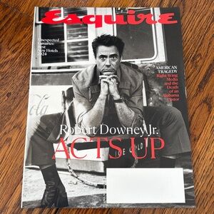 Esquire Magazine - April/May 2024 - Robert Downey Jr - Never read!!   iron man